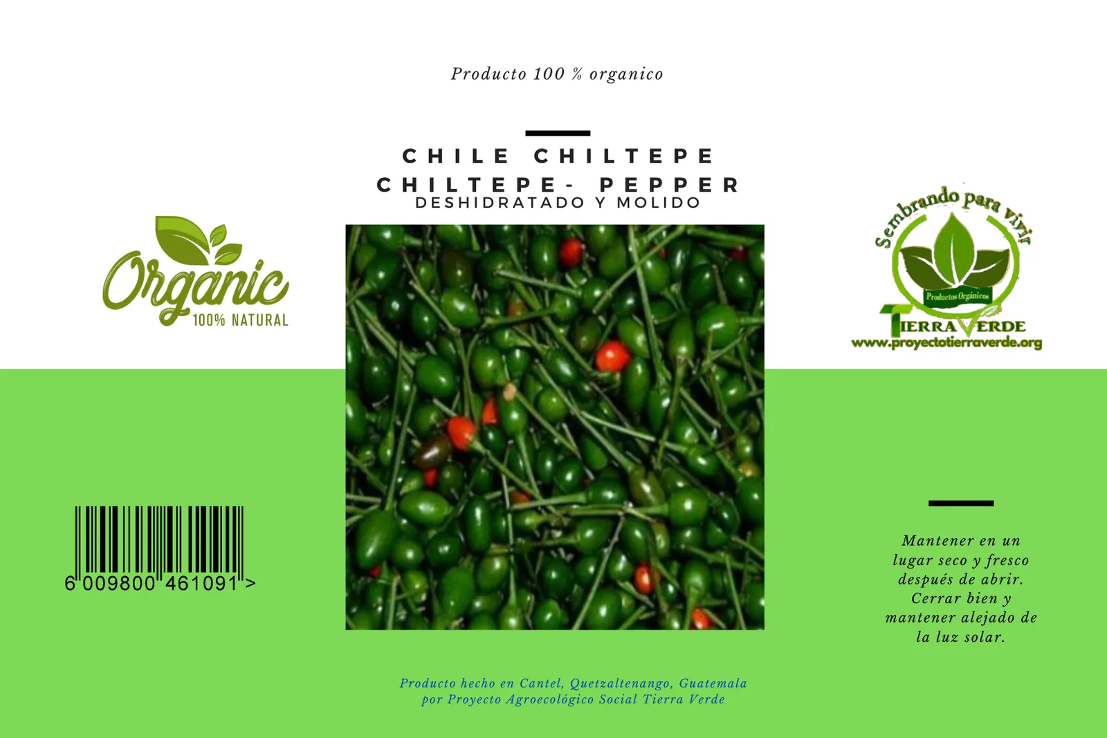 Chiltepe molido (onza)